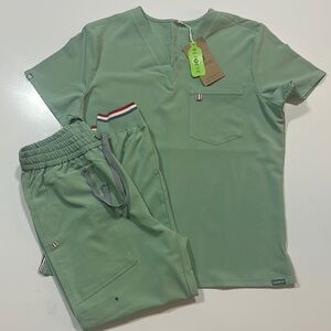 Mediclo Green Scrub Set XL